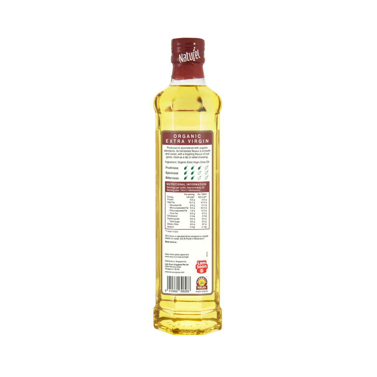 Naturel Organic Extra Virgin Olive Oil 500ml