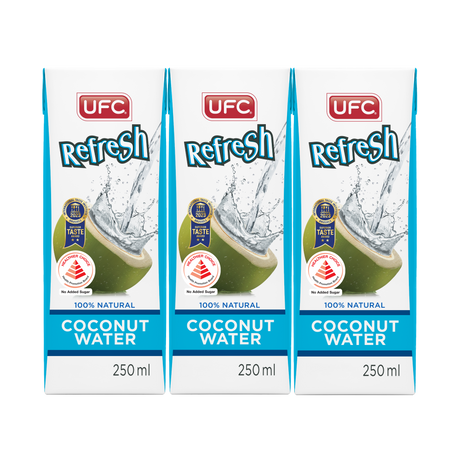 UFC Refresh Coconut Water 250ml x 6 Packs
