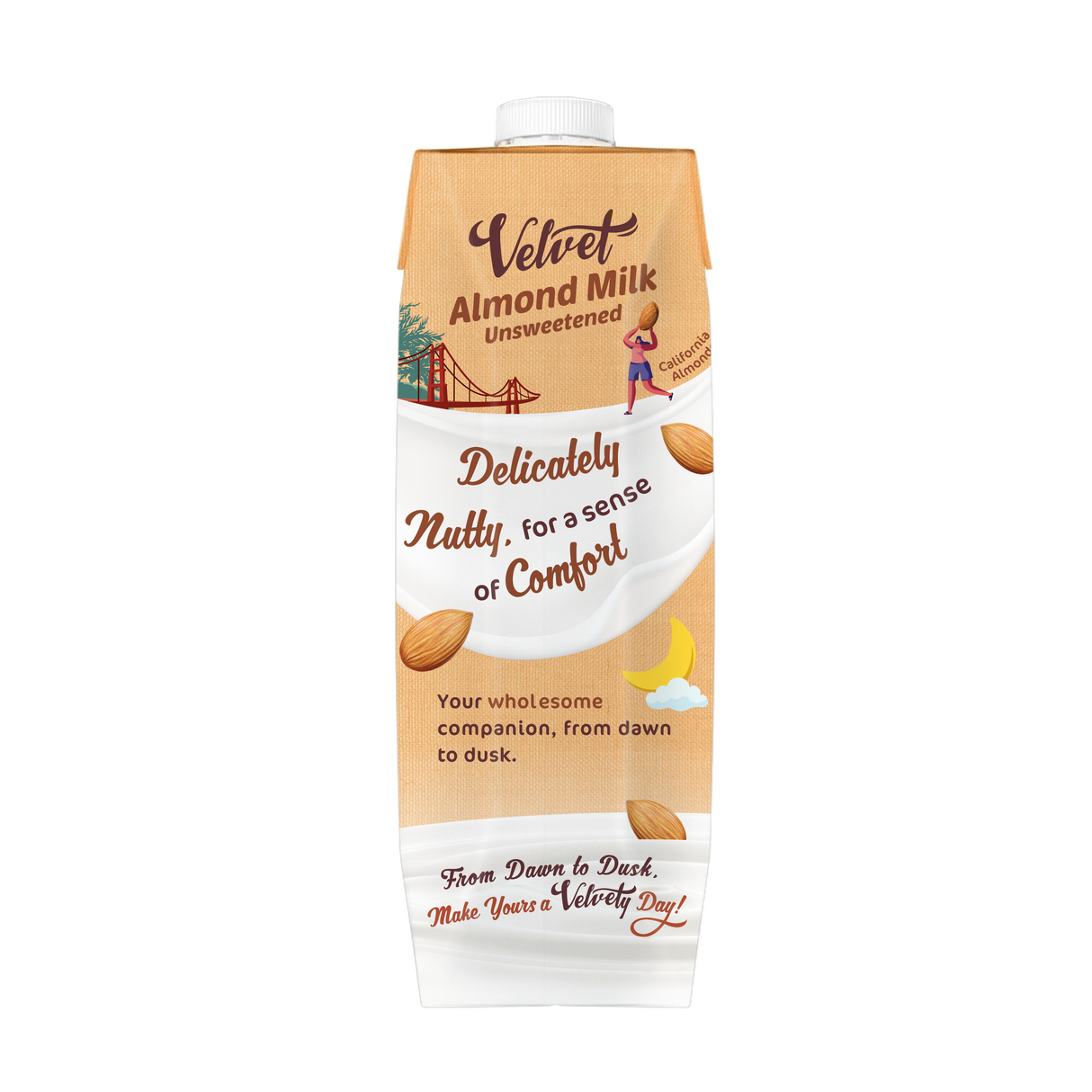 UFC Velvet Almond Milk - Unsweetened 1 Ltr