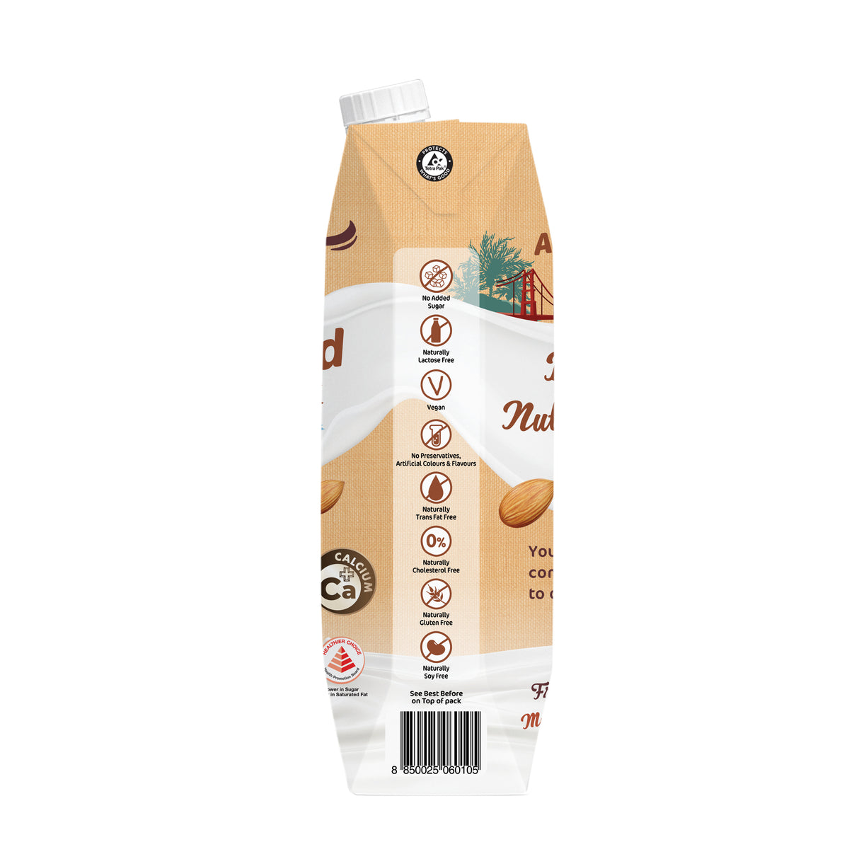 UFC Velvet Almond Milk - Unsweetened 1 Ltr