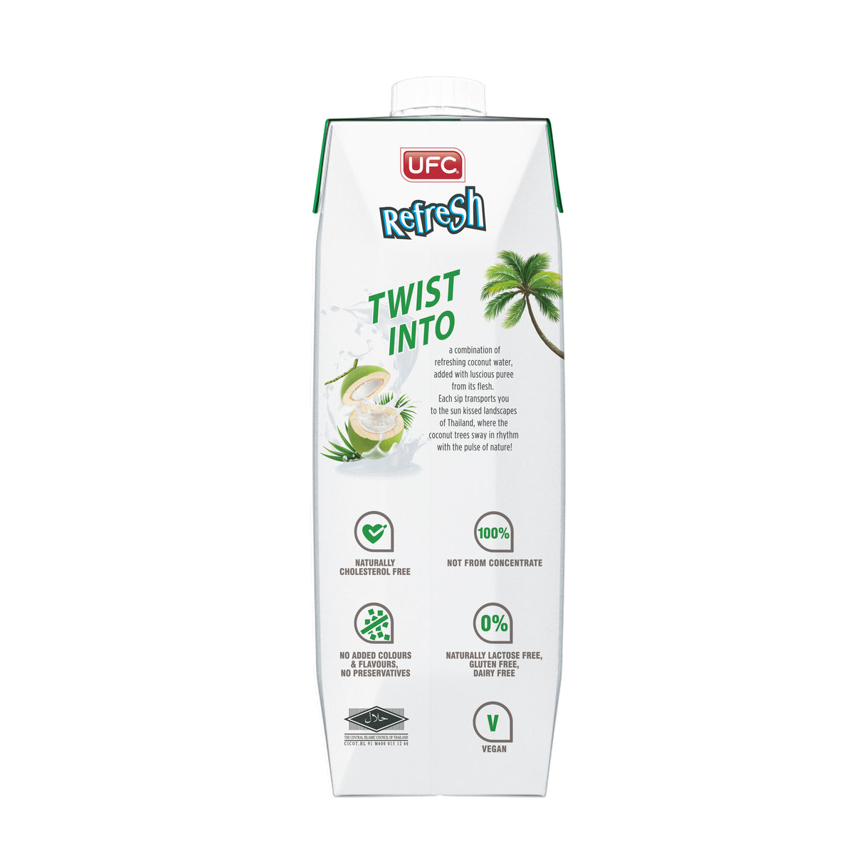 UFC Refresh Coconut Twist coconut water