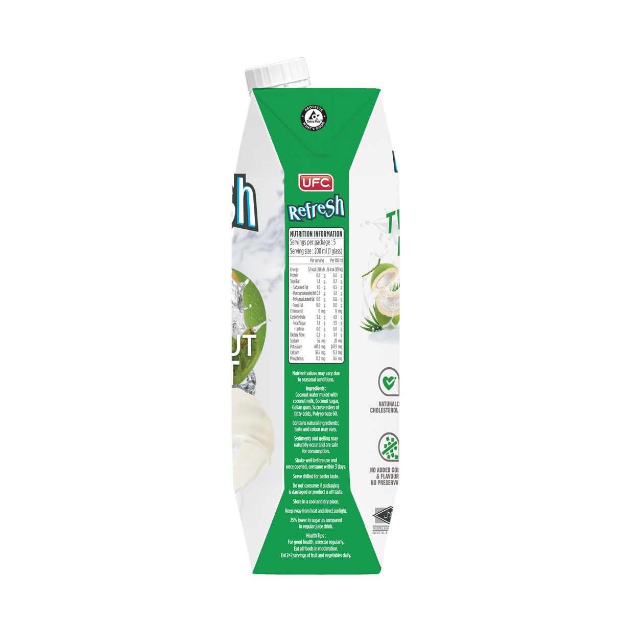 UFC Refresh Coconut Twist coconut water