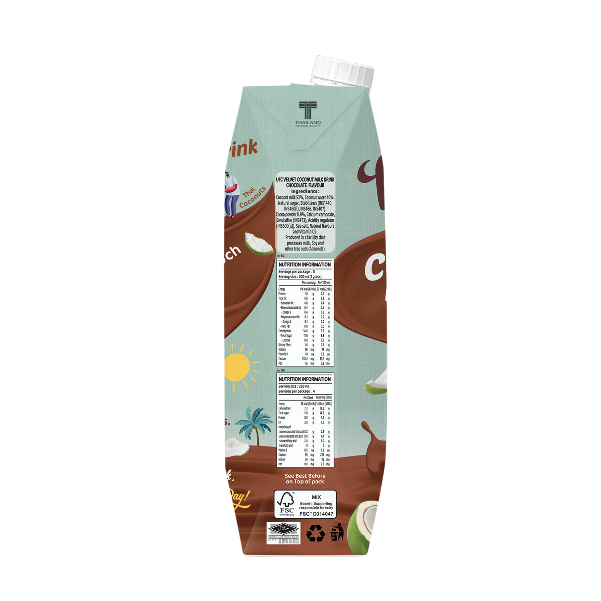 UFC Velvet Coconut Milk Drink Chocolate