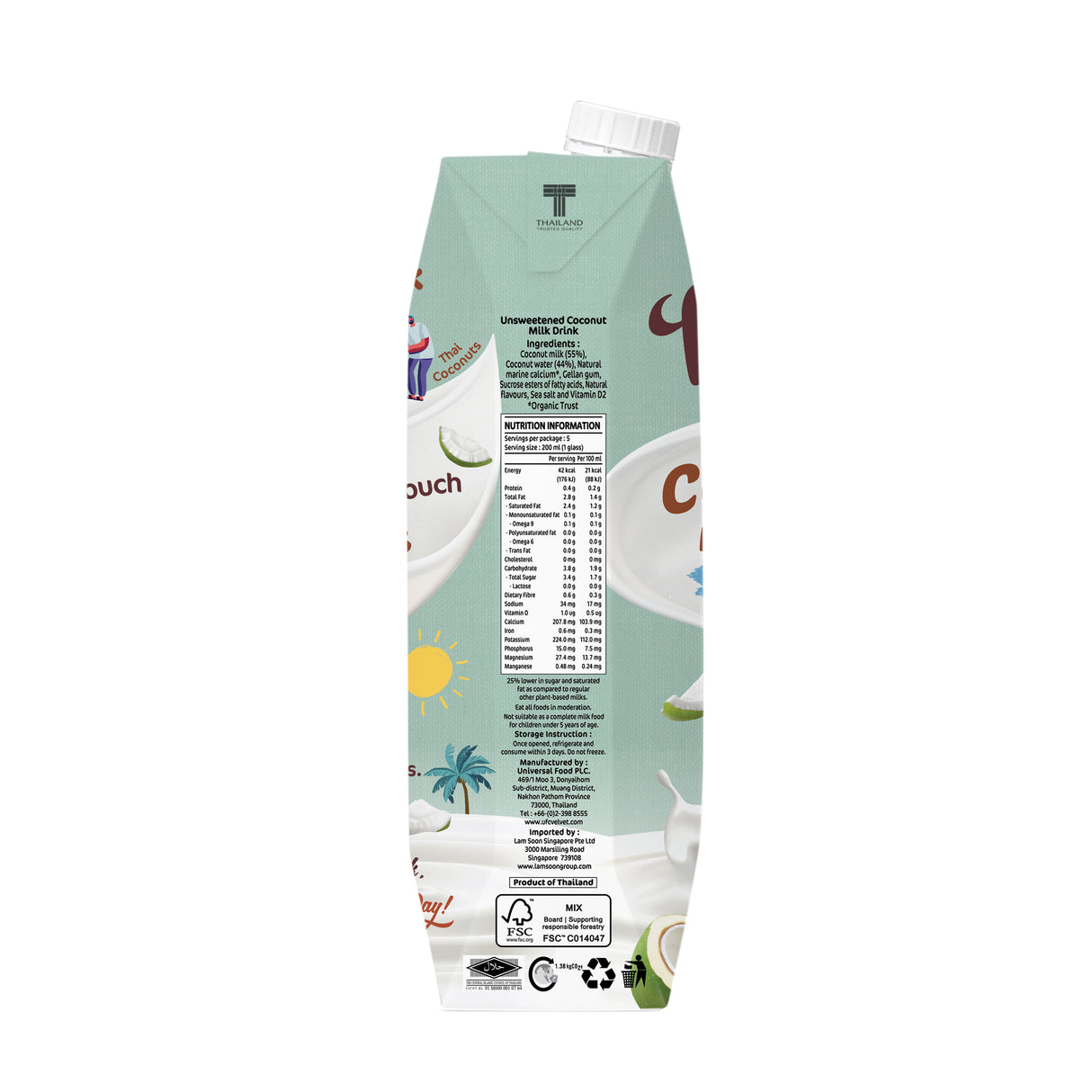 UFC Velvet Coconut Milk - Unsweetened 