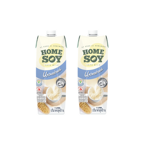 Homesoy Soya Milk, Unsweetened, 1 liter 