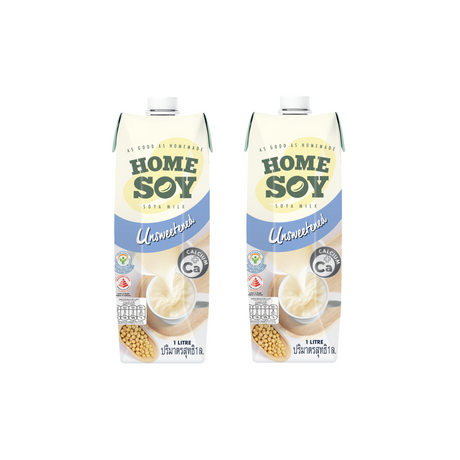 Homesoy Soya Milk, Unsweetened, 1 liter 