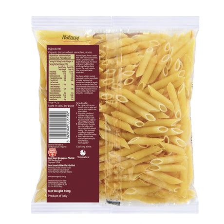 Naturel Organic penne pasta