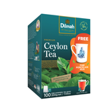 Dilmah Premium Ceylon Black Tea with Porcelain Mug (2g x 100s)