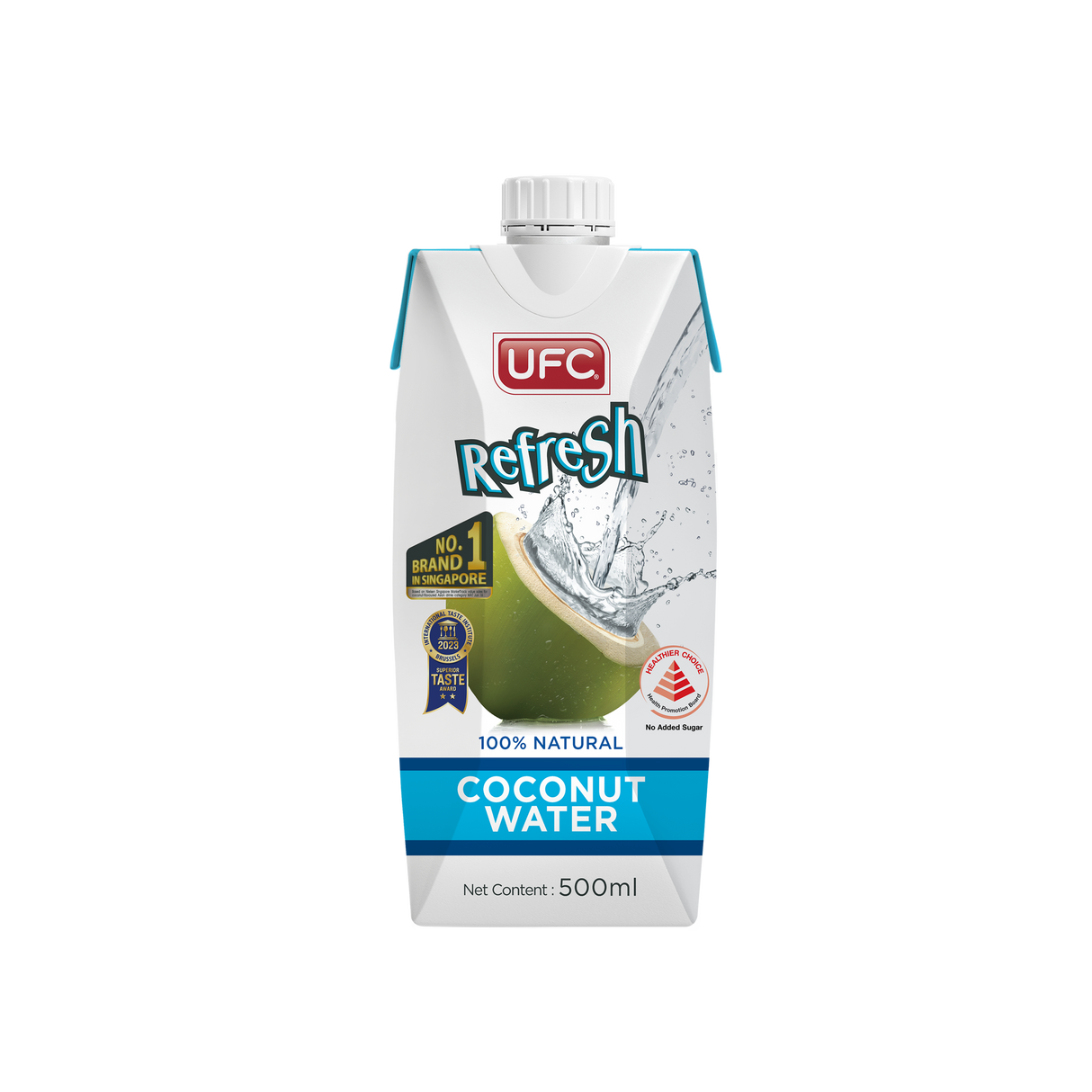 [Carton] UFC Refresh Coconut Water 500ml x 12 Packs