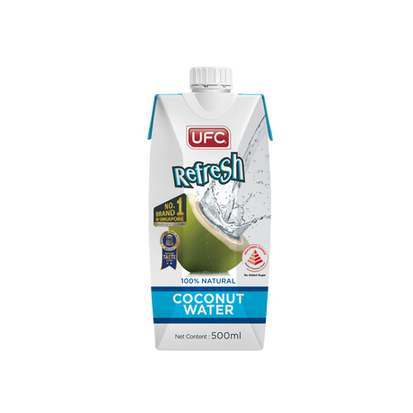 [Carton] UFC Refresh Coconut Water 500ml x 12 Packs