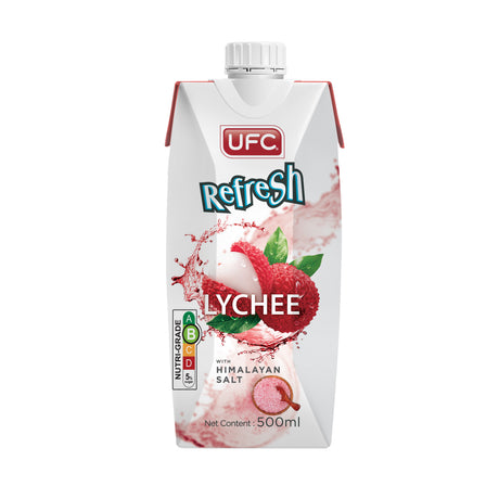[Bundle of 2] UFC Refresh Lychee with Himalayan Salt 500ml