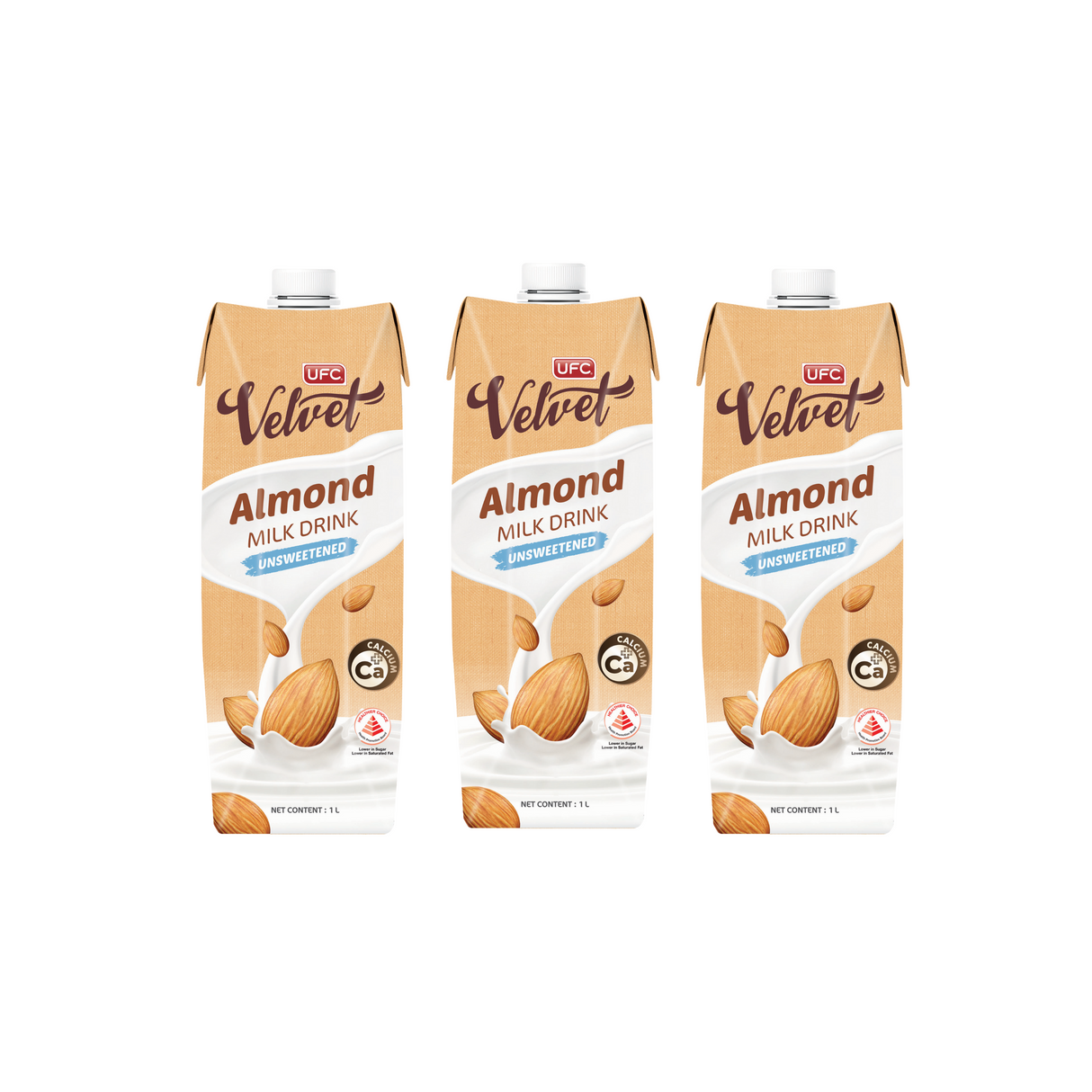 UFC Velvet Almond Milk - Unsweetened 1 Ltr
