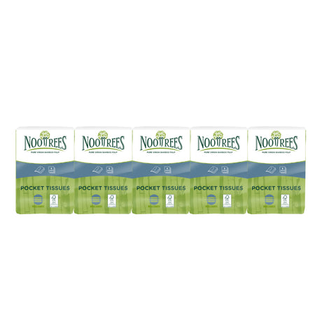 NooTrees Bamboo 2-ply Pocket Tissue (10 Packs x 9 Sheets)