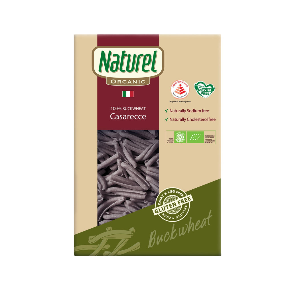 Naturel Organic Buckwheat Casarecce 250g - Front