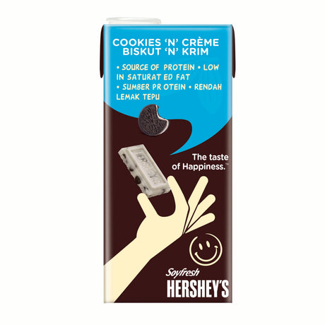 Hershey's Soyfresh Soya Milk in Cookies & Crème flavor