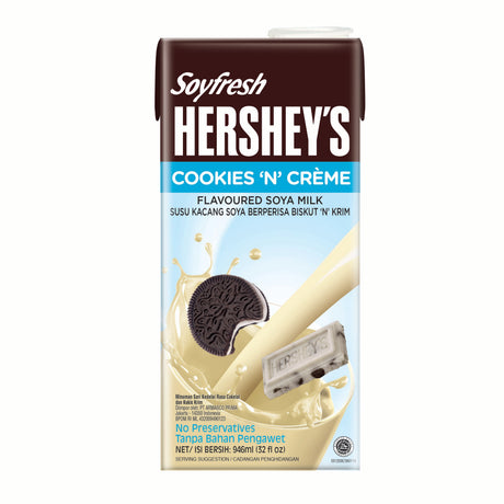 Hershey's Soyfresh Soya Milk in Cookies & Crème flavor
