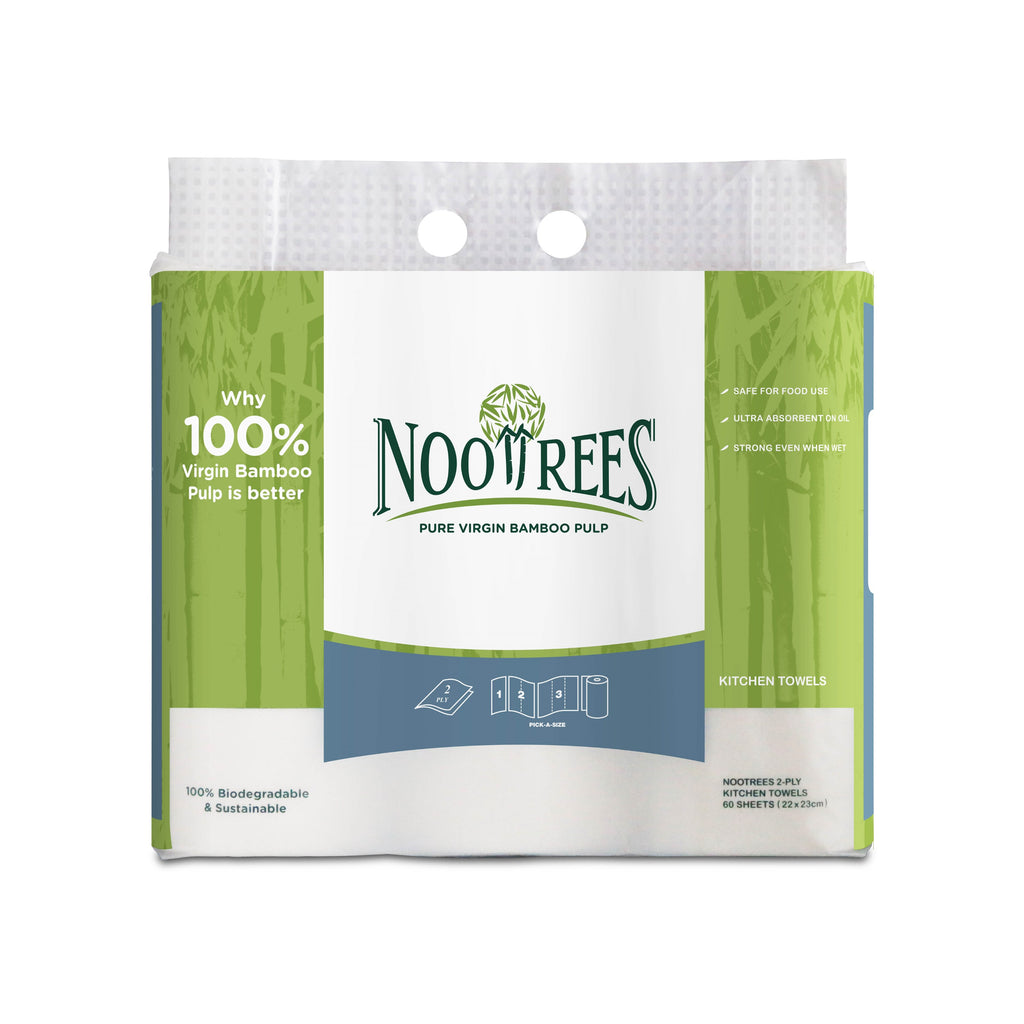 NooTrees Kitchen_Towel 60 Sheets x 3 Rolls