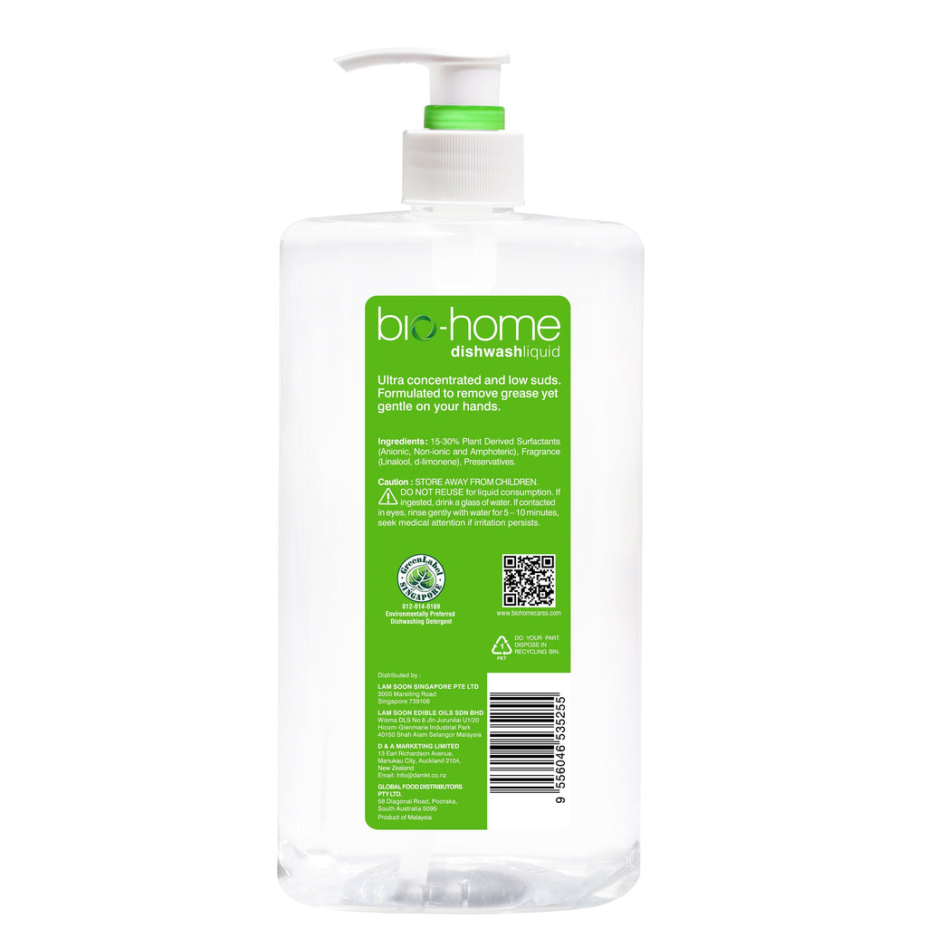 bio-home Dishwash Liquid - Lemongrass and Green Tea 900ml