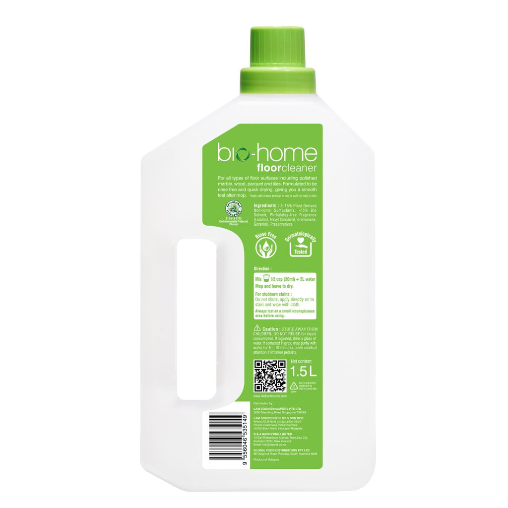 bio-home Floor Cleaner - Lemongrass and Green Tea 1.5Ltr