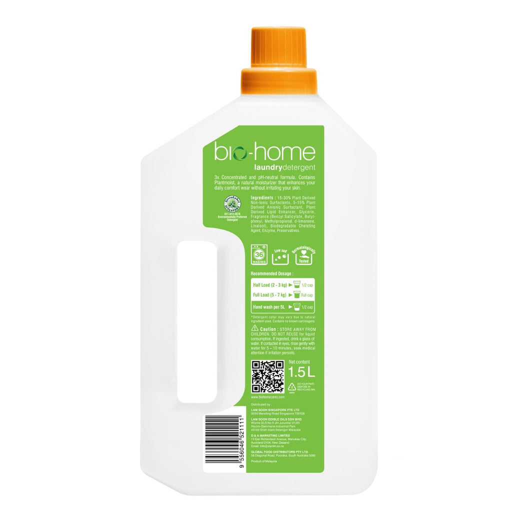 bio-home Liquid Laundry Detergent - Hyacinth and Nectarine 1.5Ltr