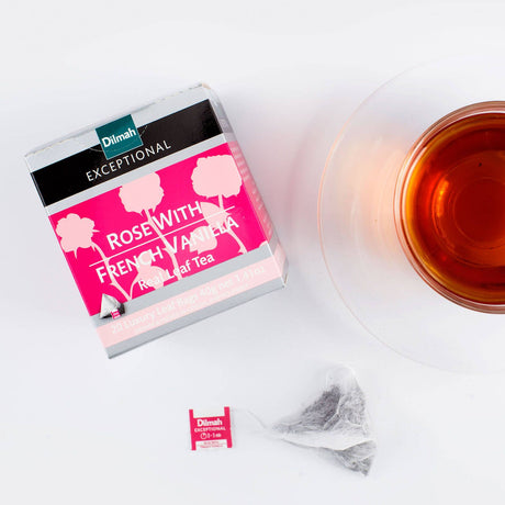 Dilmah Exceptional Rose with French Vanilla Real Leaf tea