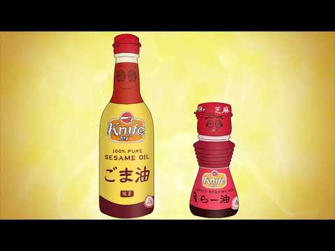 Knife 100% Pure Sesame Oil (Goma Abura) 360ml