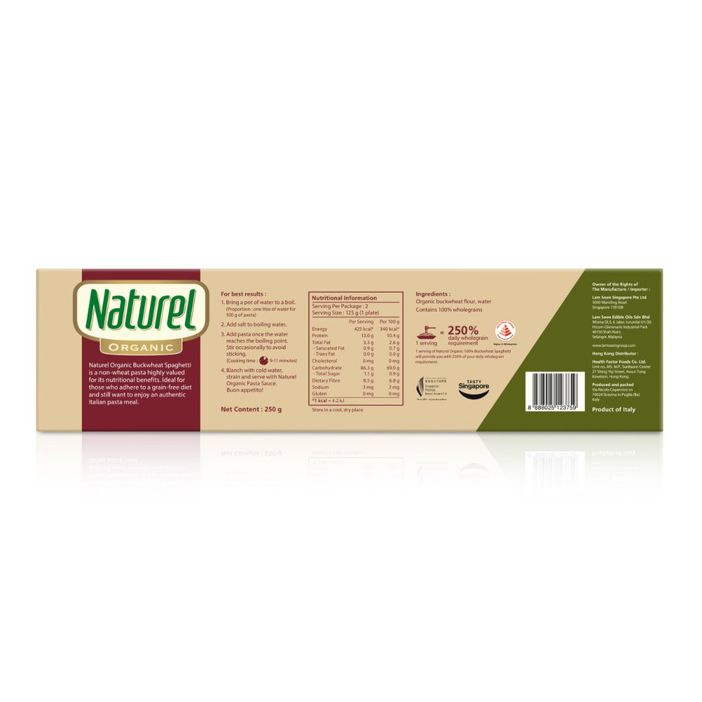 Naturel Organic Buckwheat Spaghetti 250g