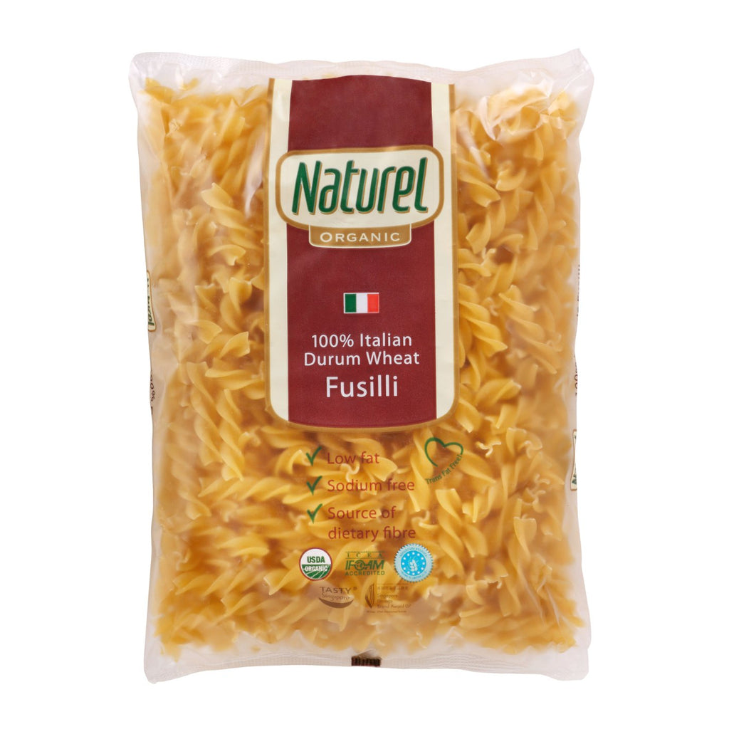 Naturel Organic Fusilli Pasta 500g