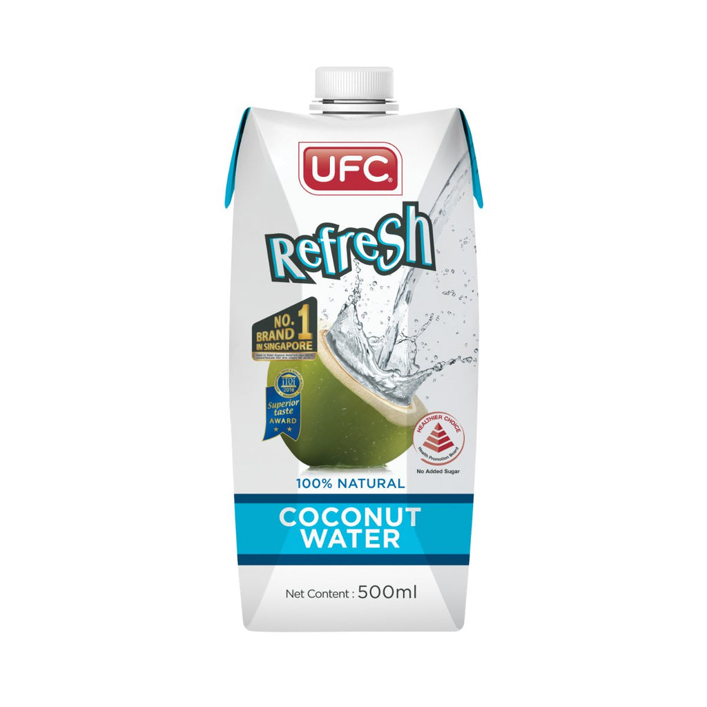 UFC Refresh Coconut Water (Carton 500ml) 500ml x 12 Packs